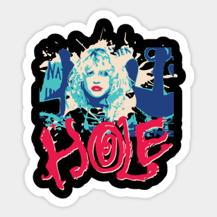 Vintage 90s Hole Sticker